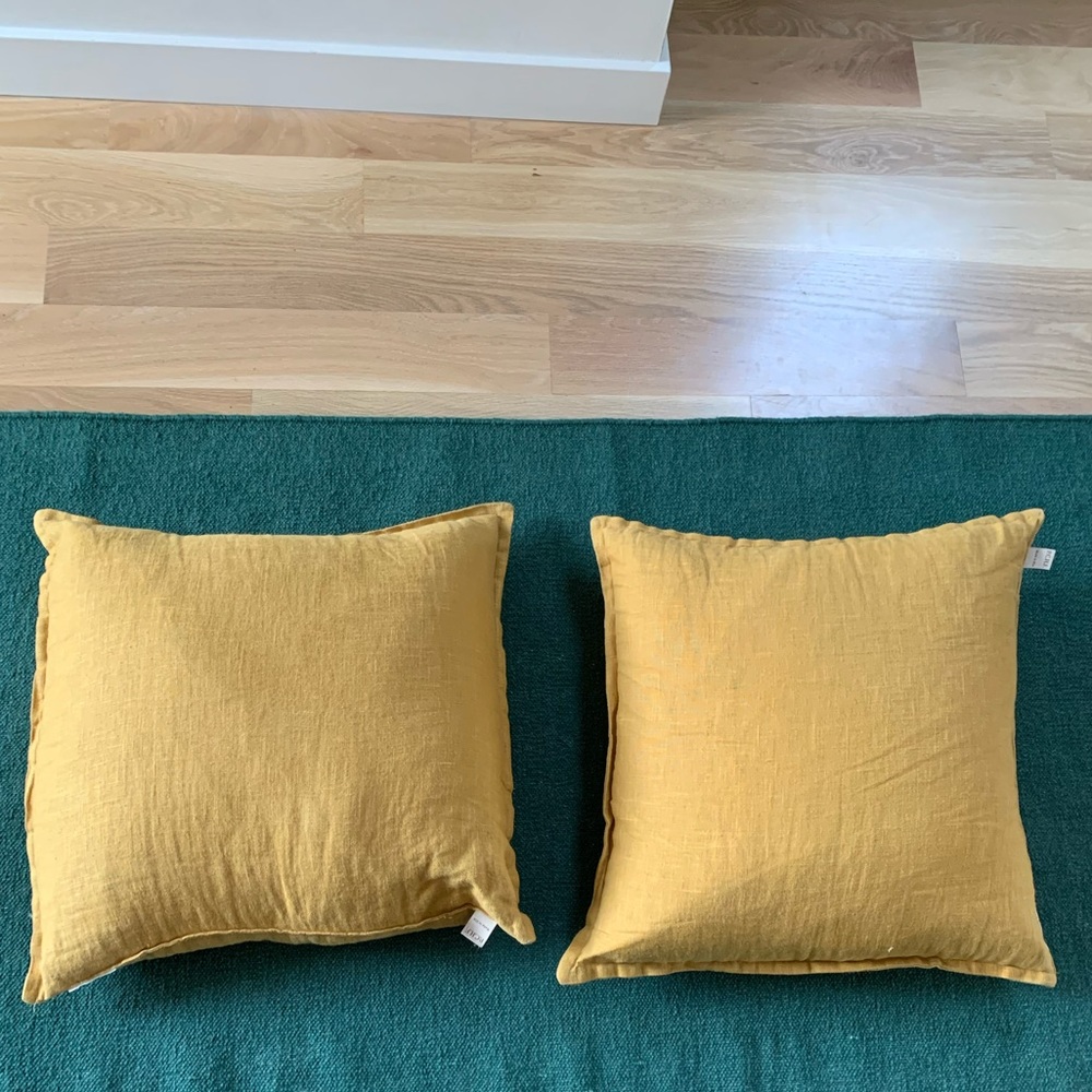 Linen Down Throw Pillows
